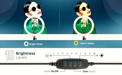 DIGITEK DRL-14C Professional Dual Temperature LED Ring Light