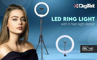 DIGITEK DRL-14C Professional Dual Temperature LED Ring Light